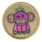 Dragon Fruit Beast Patrol Patch - embroidered 2 in round