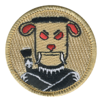 Vicious Sheep Patrol Patch - embroidered 2 in round