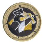Graduating Penguin Patrol Patch - embroidered 2 in round