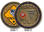 Wolf Coin Design Scouting America