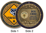 Den Chief Coin Front and Back