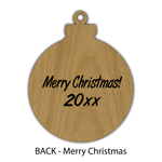 Ornament BACK [Merry Christmas]