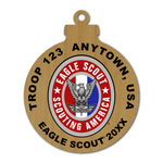 Eagle Scout Christmas Ornament - Eagle Scout Rank [FRONT]
