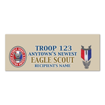 Eagle Scout Banner with BSA Trademark (96x28 + Pole Pocket)