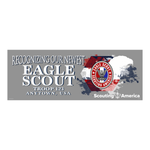 Eagle Scout Banner with BSA Trademark (36" Tall x 96" wide Banner)