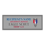Eagle Scout Banner with BSA Trademark (36" Tall x 96" wide Banner)