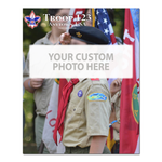 Personalized Canvas Print - Custom Scouting America Scout Related Photo | Top Left Corner Text Placement