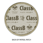 BSA Officially Licensed Patch Plastic Backing