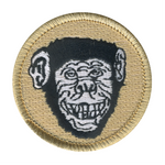 Thunder Monkey Patrol Patch - embroidered 2 in round