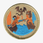 Imagination Vikings Patrol Patch - embroidered 2 in round