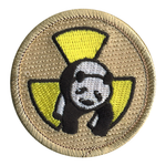 Radioactive Panda Scout Patrol Patch - embroidered 2 inch round by ClassB