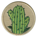 Cacti Scout Patrol Patch - embroidered 2 inch round by ClassB