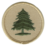 Pine Tree Scout Patrol Patch - embroidered 2 inch round by ClassB