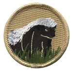 Honey Badger Scout Patrol Patch - embroidered 2 inch round by ClassB