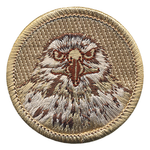 Hawk Scout Patrol Patch - embroidered 2 inch round by ClassB