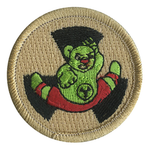 Nuclear Gummy Bear Scout Patrol Patch - embroidered 2 inch round by ClassB