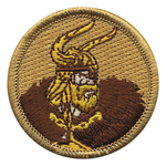 Premium Viking Scout Patrol Patch - embroidered 2 inch round by ClassB