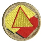 Geometric Nacho Scout Patrol Patch - embroidered 2 inch round by ClassB