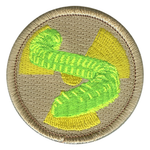 Radioactive Gummy Worms Scout Patrol Patch - embroidered 2 inch round by ClassB