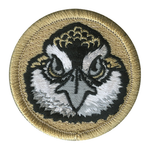 Bobwhite Head Scout Patrol Patch - embroidered 2 inch round by ClassB