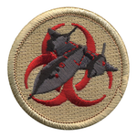 Atomic Blackbird Scout Patrol Patch - embroidered 2 inch round by ClassB