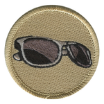 Sunglasses Scout Patrol Patch - embroidered 2 inch round by ClassB