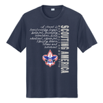 Scouts BSA Graphic Tee With Scout Law Design - Polyester