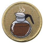 Coffee Pot Scout Patrol Patch - embroidered 2 inch round by ClassB