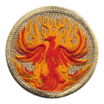 Phoenix Scout Patrol Patch - embroidered 2 inch round