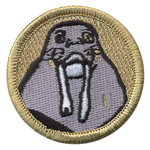 Hungry Walrus Scout Patrol Patch - embroidered 2 inch round by ClassB