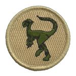 Ninja Raptor Scout Patrol Patch - embroidered 2 inch round by ClassB