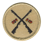 Guns and Ammo Scout Patrol Patch - embroidered 2 inch round by ClassB