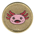 Axolotl Scout Patrol Patch - embroidered 2 inch round by ClassB
