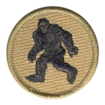 Walking Sasquatch Scout Patrol Patch - embroidered 2 inch round by ClassB