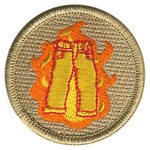 Burning Pants Scout Patrol Patch - embroidered 2 inch round by ClassB