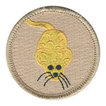 Cheese Mouse Scout Patrol Patch - embroidered 2 inch round by ClassB