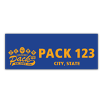 Cub Scout Pack Badges of Rank Vinyl Banner (28" Tall x 96" wide Banner with pole pocket)
