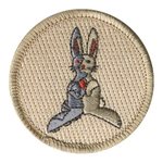 Bionic Bunny Patch - embroidered 2 inch round by ClassB