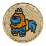 Alien Chicken Patch - embroidered 2 inch round by ClassB