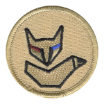 Dabbing Fox Patch - embroidered 2 inch round by ClassB