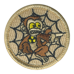 Radioactive Spider Monkey Patrol Patch - embroidered 2 in round by ClassB
