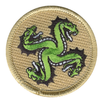 Hydra Den Patrol Patch - embroidered 2 in round by ClassB
