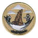 Lazy Goose Patch - embroidered 2 inch round by ClassB