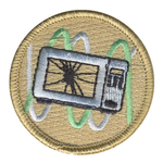 Broken Microwave Patrol Patch - embroidered 2 in round by ClassB