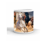 4-H Mug - Galloping Horses - Middle View by ClassB