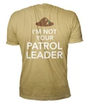 Scouting America Graphic Tee With Keep Calm and Ask Your Patrol Leader Design - Back