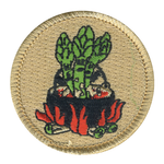 Boiling Asparagus Patrol Patch - embroidered 2 in round by ClassB