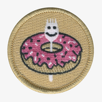 Spork Donut Patrol Patch - embroidered 2 in round by ClassB