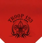 Troop Neckerchief with Scouting America Tribal Banner