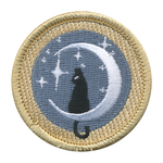 Moon Kitties Patrol Patch - embroidered 2 in round by ClassB
